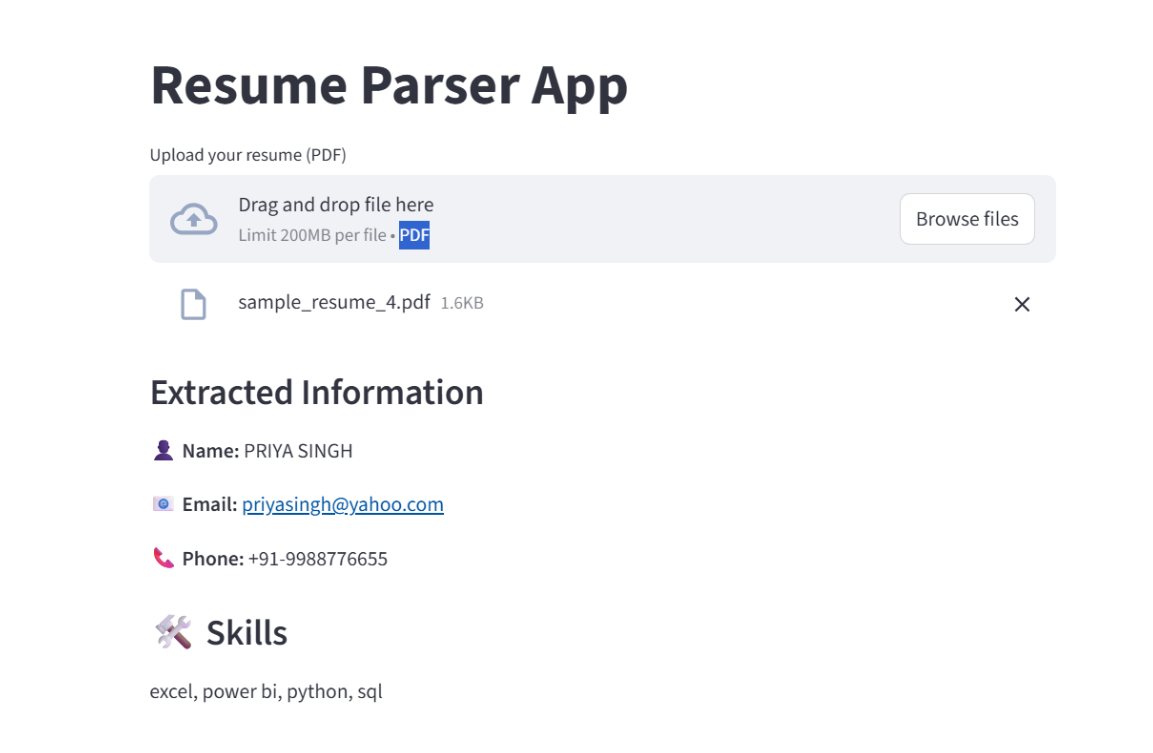 Resume Parser